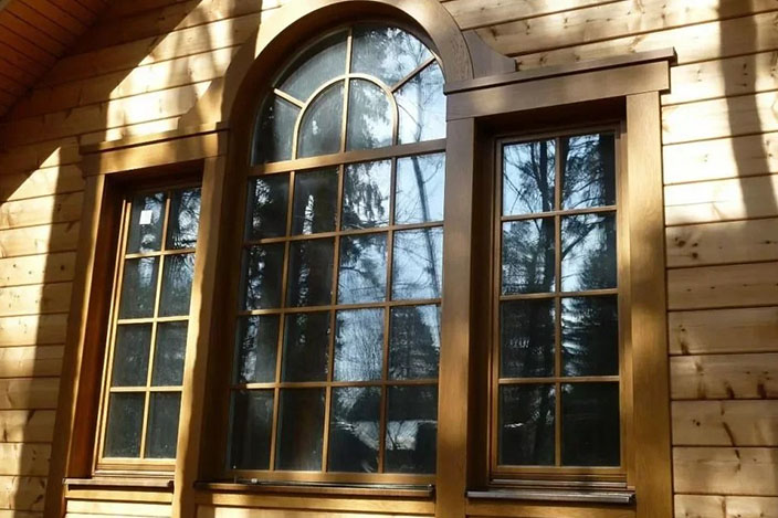 Деревянные окна из ангарской сосны